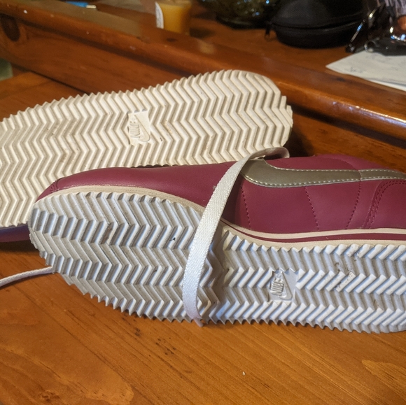 Like new Nike sneakers..these are raspberry with a metallic Nike stripe. - Picture 3 of 3